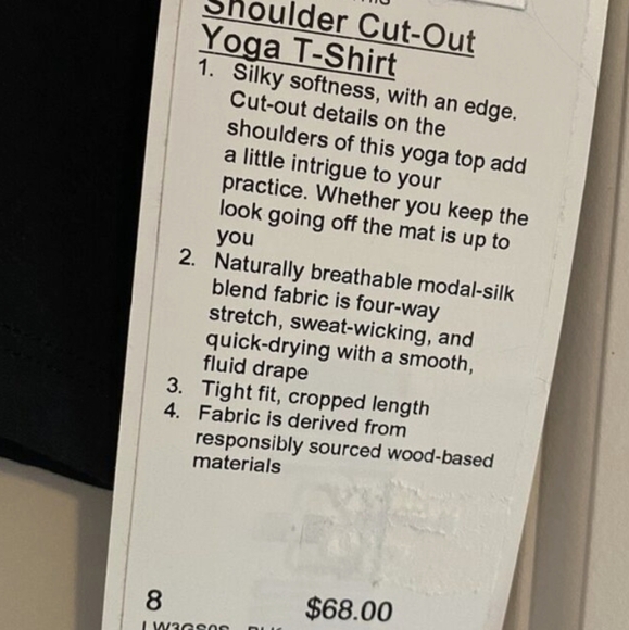 Lululemon Shoulder Cutout Yoga Tshirt - Picture 11 of 13